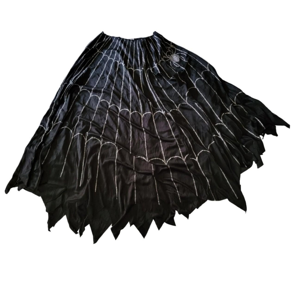 Black Spiderweb Poncho